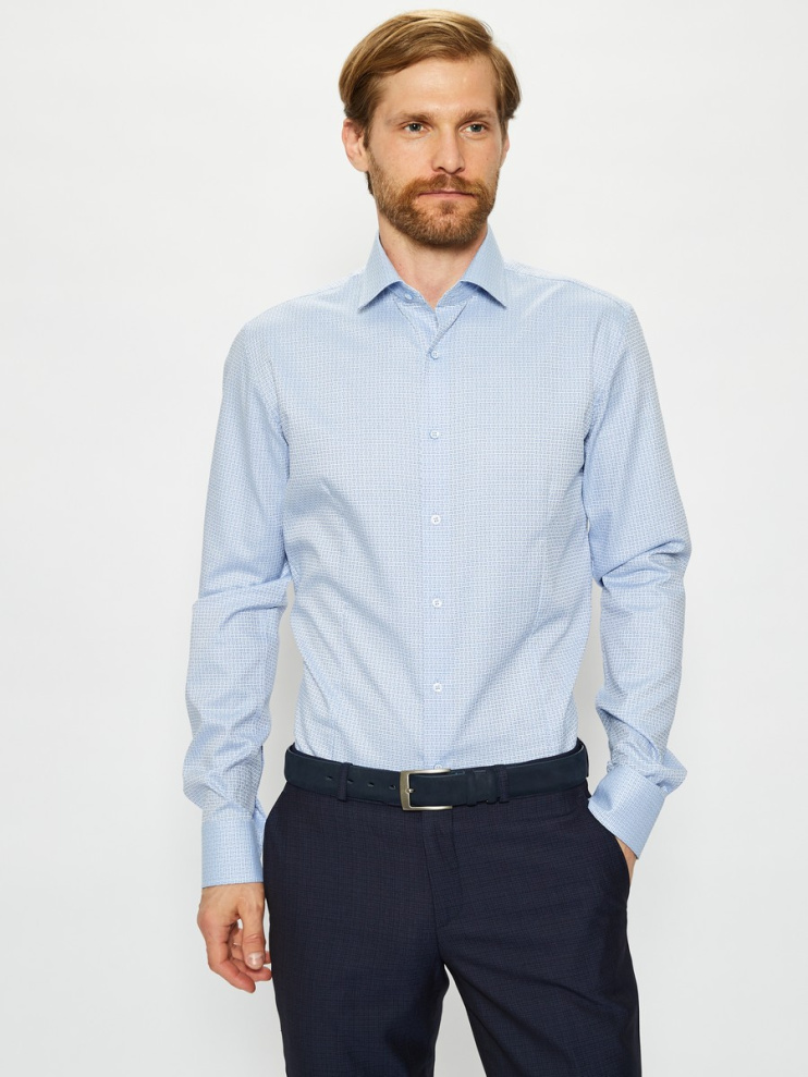 Сорочка муж. дл. рук. GROSTYLE PURE COTTON SS017132