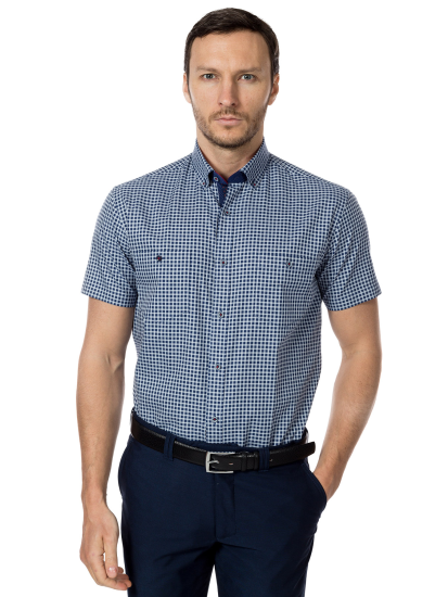 Сорочка муж. кр. рук. GROSTYLE PURE COTTON SS016707