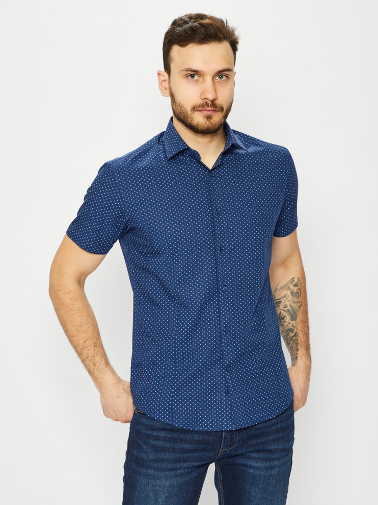 Сорочка муж. кр. рук. GROSTYLE SS017690