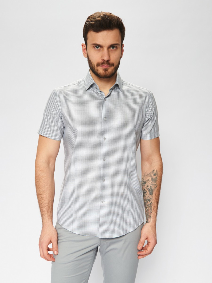 Сорочка муж. кр. рук. GROSTYLE PURE COTTON SS017912