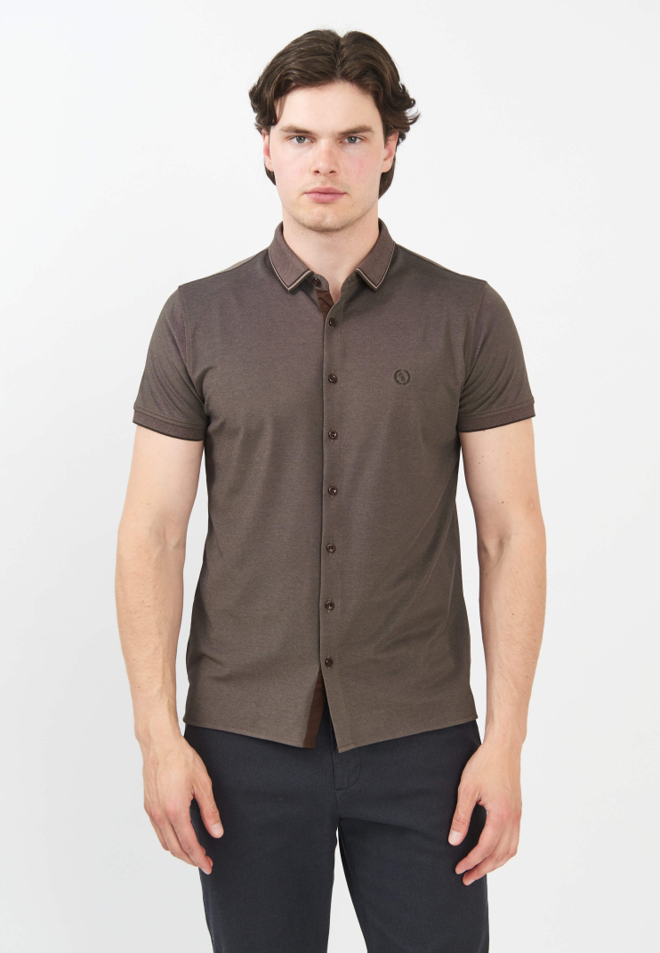 Сорочка трикотажная мужская GROSTYLE knit 035393