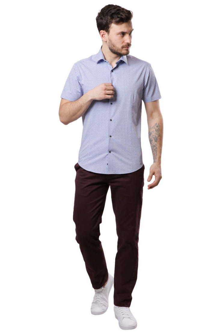 Сорочка муж. кр. рук. GROSTYLE PURE COTTON SS017039