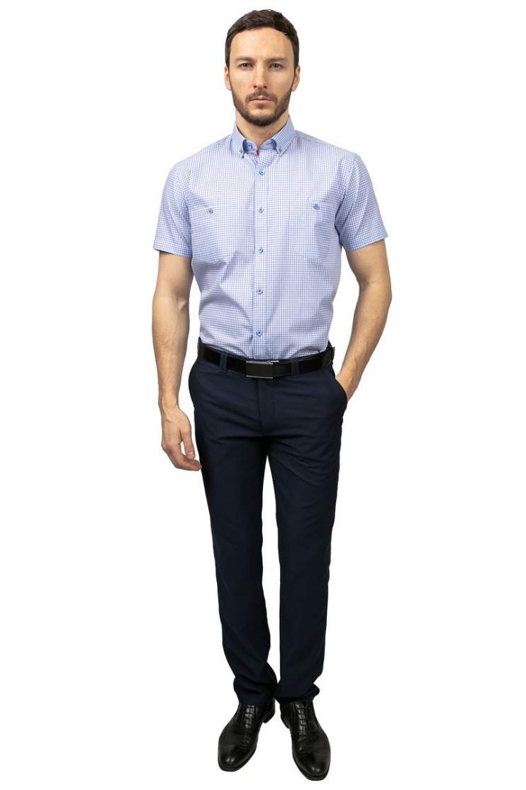 Сорочка муж. кр. рук. GROSTYLE PURE COTTON SS017051