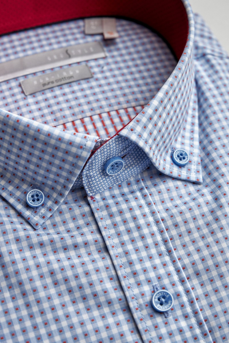 Сорочка муж. кр. рук. GROSTYLE PURE COTTON SS017051