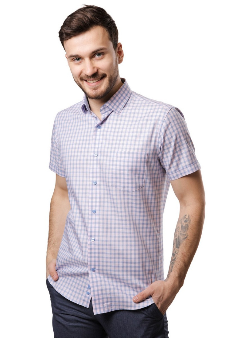 Сорочка муж. кр. рук. GROSTYLE PURE COTTON SS017046