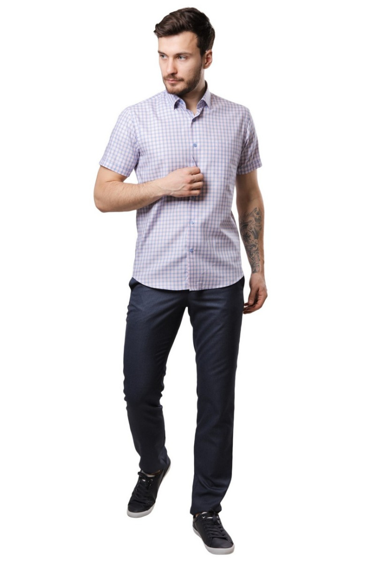 Сорочка муж. кр. рук. GROSTYLE PURE COTTON SS017046