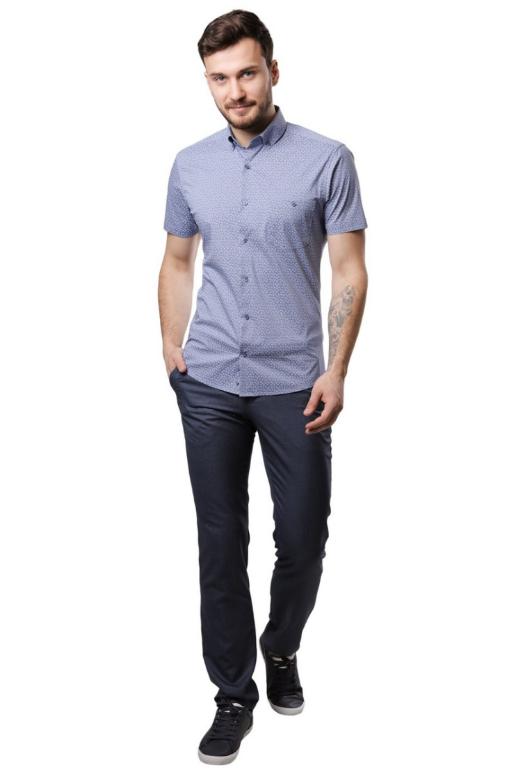 Сорочка муж. кр. рук. GROSTYLE PURE COTTON ES017042