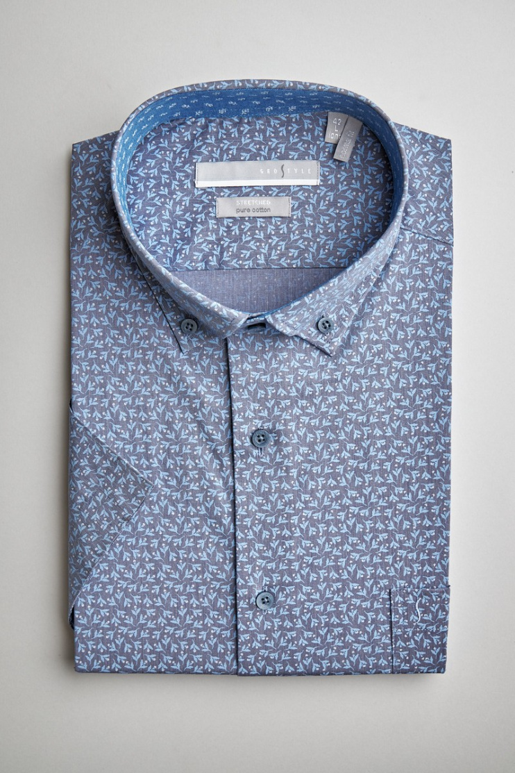 Сорочка муж. кр. рук. GROSTYLE PURE COTTON AA017043